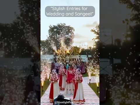 Wedding entry performance by Moonlight Performing Arts